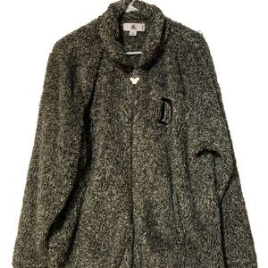 Gray Disney Sherpa zip up
